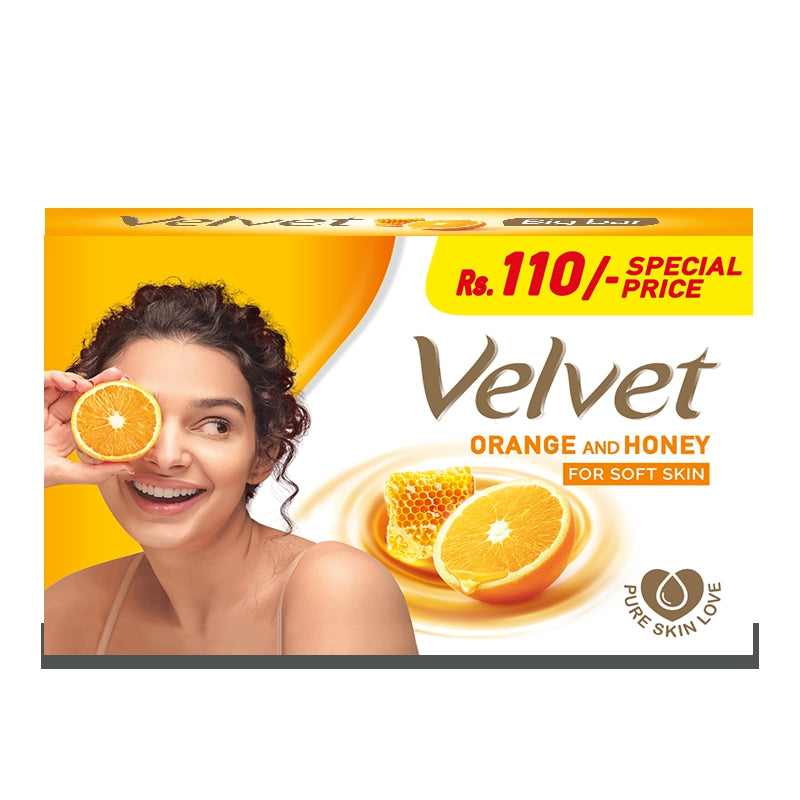 Velvet Soap Orange and Honey