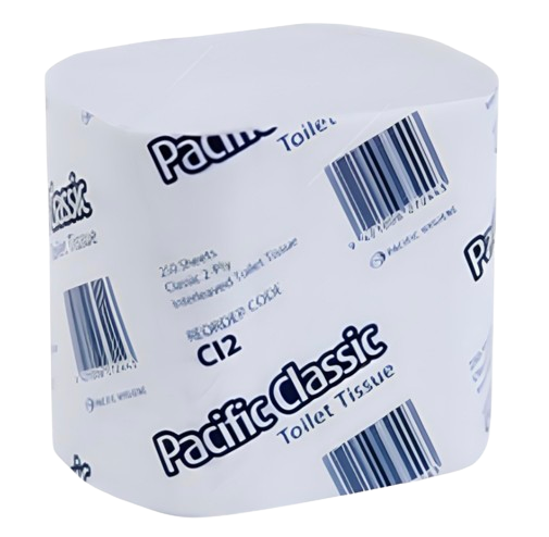 Pacific Classic Interleaved Tissue 2 Ply 250 Sheets