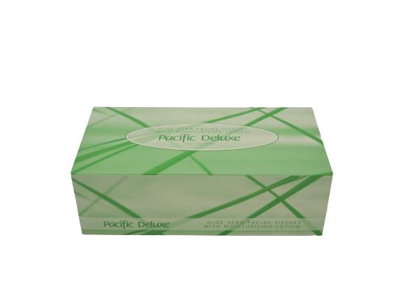 Pacific Deluxe Facial Tissue with Aloe Vera, 2 Ply - FSC®