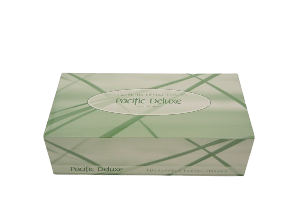 Pacific Deluxe Facial Tissue with Eucalyptus, 2 Ply - FSC®