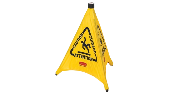 Rubbermaid Pop-Up Safety Cone, Multi-Lingual