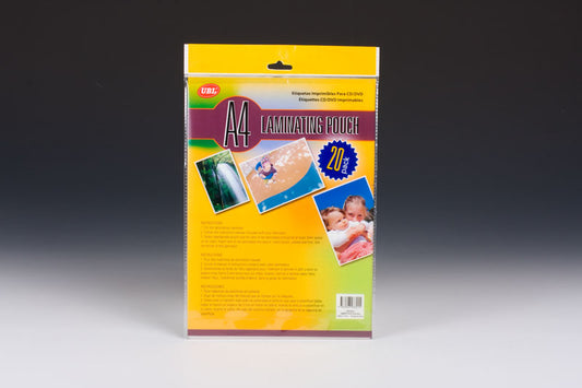 Laminate Pouch A4 20 Pieces 80mic