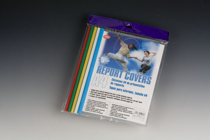 Report Covers 5 Pack Slide Off Sp