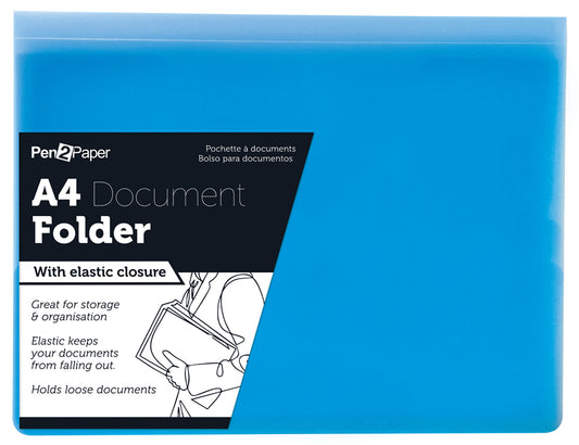 Document Folder with Elastic A4