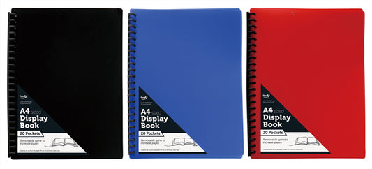 Display Book Spiral A4 20 - Pockets