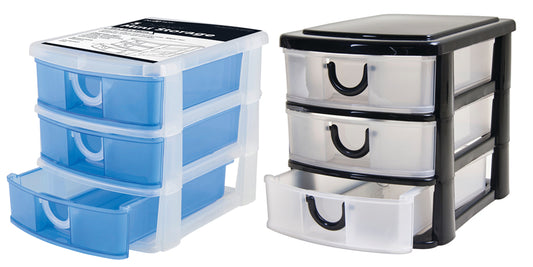 3-Tier Storage Unit with Drawers