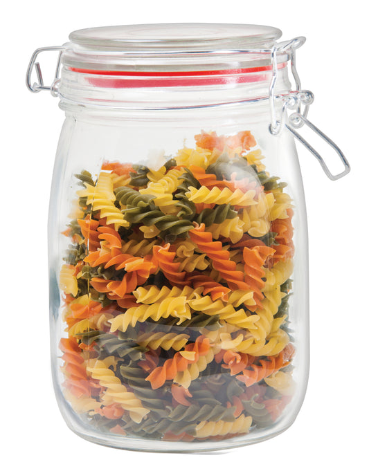 Glass Storage Jar Clip-Lid