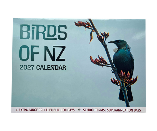 2027 Calendar A4 Birds Of Nz 30.5x21.5cm