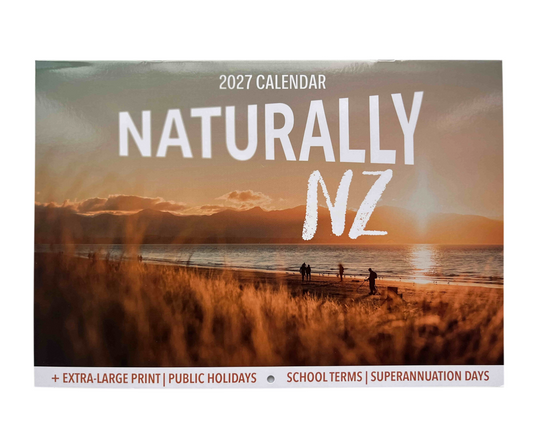 2027 Calendar A4 Naturally New Zealand 30.5x21.5cm