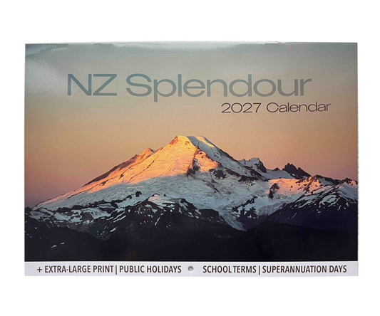 2027 Calendar A4 Nz Splendour 30.5x21.5cm