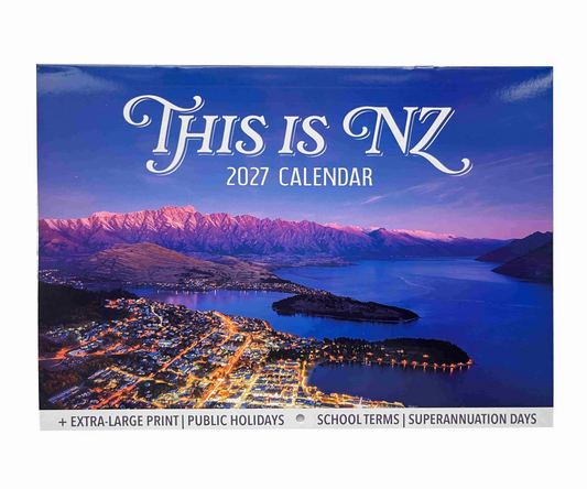 2027 Calendar A4 This Is Nz 30.5x21.5cm
