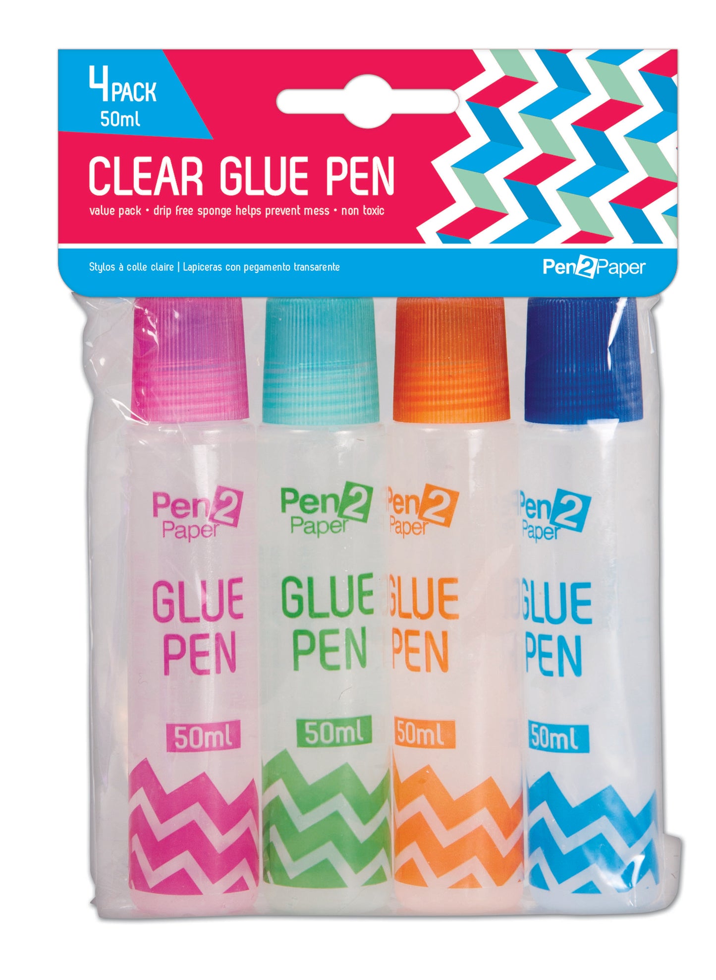 Clear Glue Pens (50ml, 4pk)