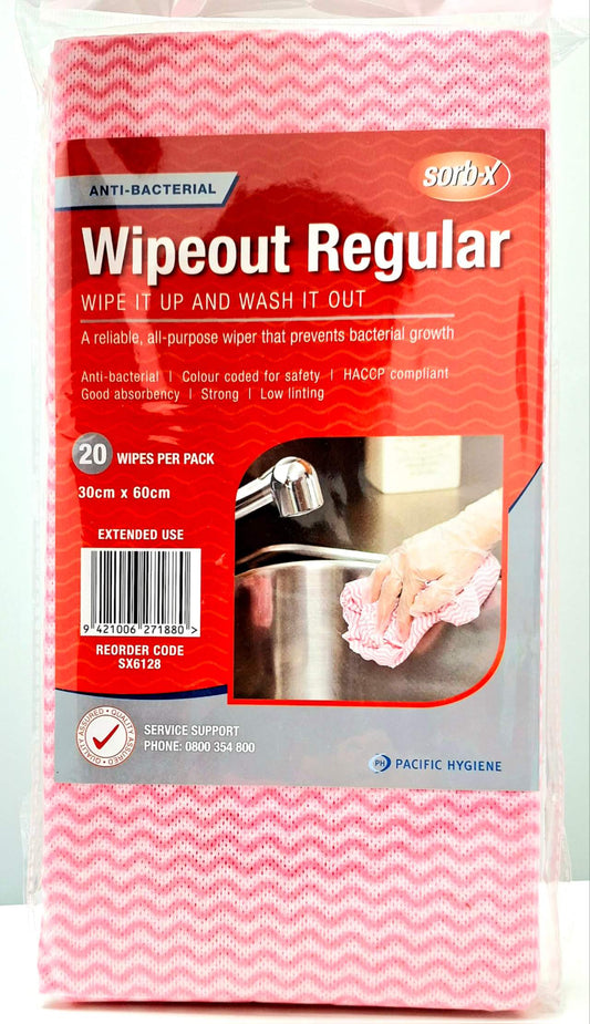 Sorb-X Wipes (Red, 20pcs/pack)