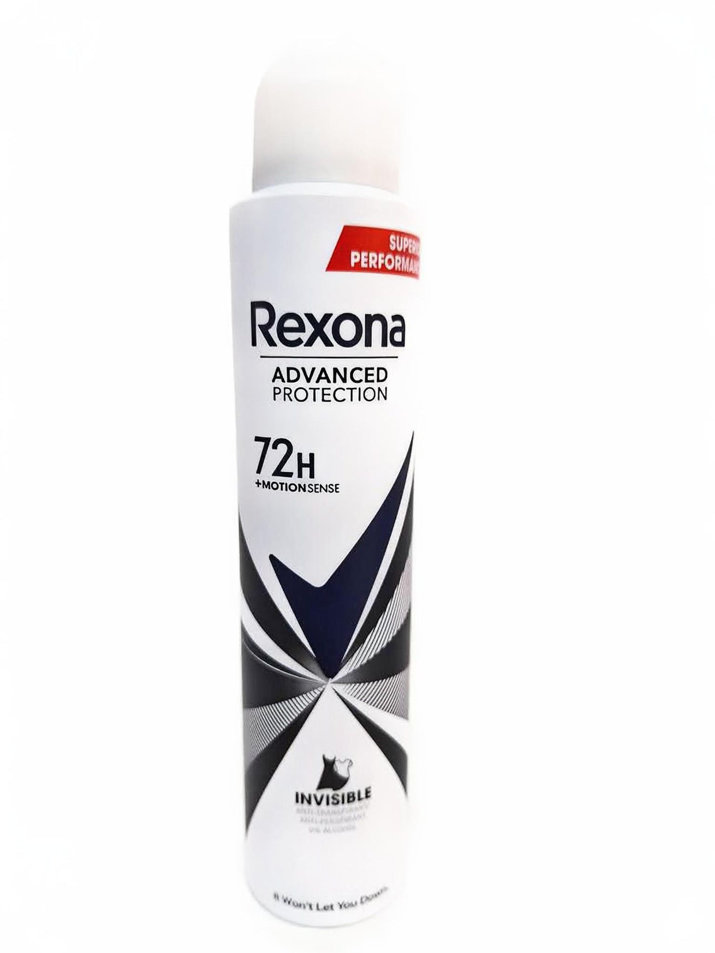 Rexona Women Deo Aerosol AP Invisible Black White