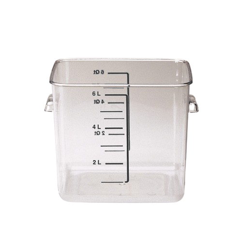 Rubbermaid Square Storage Container, 5.7L, Clear