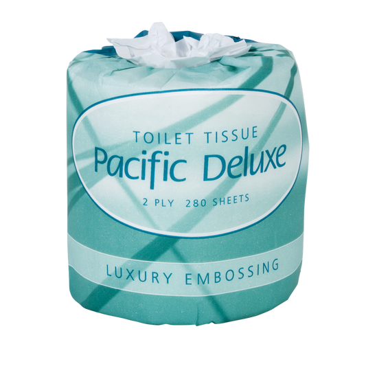 Pacific Deluxe Toilet Roll 2 Ply 280 Sheets