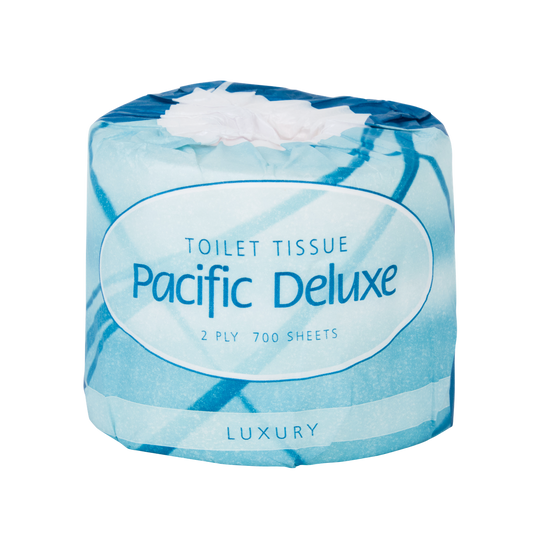 Pacific Deluxe Roll Toilet Tissue 2 Ply 700 Sheets