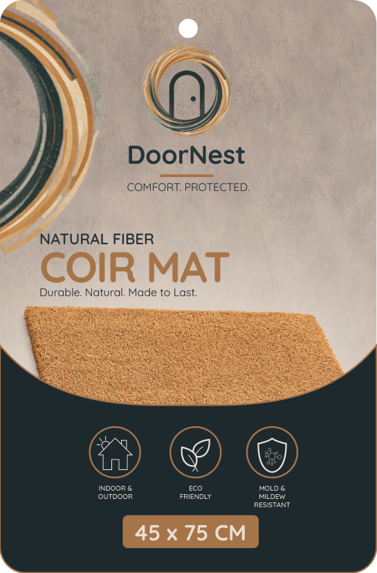 Doornest Natural Fiber Coir Mat 45x75cm
