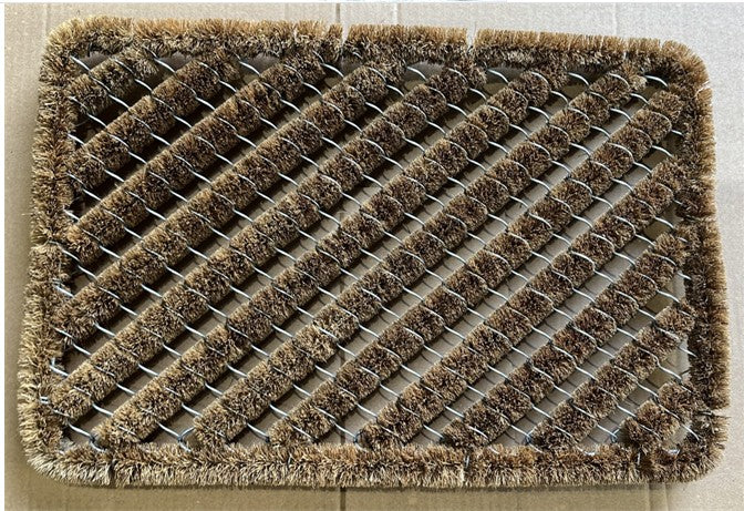 Doornest Natural Fiber Bottle Brush Mat 40x60cm