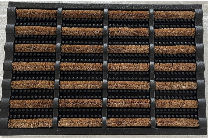 Doornest Natural Fiber Rod & Rubber Mat 40x60cm